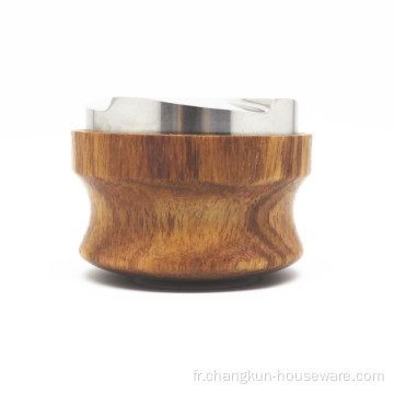 Tamper Distributeur de barista à poignée en bois de 58 mm